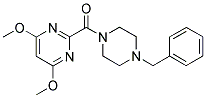 1-BENZYL-4-[(4,6-DIMETHOXYPYRIMIDIN-2-YL)CARBONYL]PIPERAZINE|