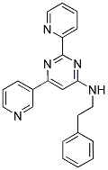 N-(2-PHENYLETHYL)-2-PYRIDIN-2-YL-6-PYRIDIN-3-YLPYRIMIDIN-4-AMINE|