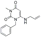 6-(ALLYLAMINO)-1-BENZYL-3-METHYLPYRIMIDINE-2,4(1H,3H)-DIONE
