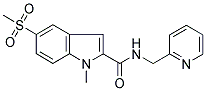 1-METHYL-5-(METHYLSULPHONYL)-N-(PYRIDIN-2-YLMETHYL)-1H-INDOLE-2-CARBOXAMIDE