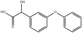 3-PHENOXYMANDELIC ACID Struktur