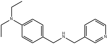 DIETHYL-(4-([(PYRIDIN-3-YLMETHYL)-AMINO]-METHYL)-PHENYL)-AMINE Structure
