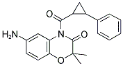 6-AMINO-2,2-DIMETHYL-4-(2-PHENYL-CYCLOPROPANECARBONYL)-4H-BENZO[1,4]OXAZIN-3-ONE