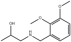 1-(2,3-DIMETHOXY-BENZYLAMINO)-PROPAN-2-OL Struktur