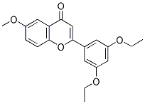 3',5'-DIETHOXY-6-METHOXYFLAVONE Struktur