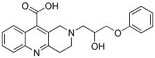 2-(2-HYDROXY-3-PHENOXYPROPYL)-1,2,3,4-TETRAHYDROBENZO[B][1,6]NAPHTHYRIDINE-10-CARBOXYLIC ACID Struktur