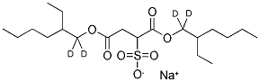 SODIUM-1,2-BIS-(1-D2-2-ETHYL-HEXYL)-SULPHOSUCCINATE Struktur