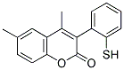 4,6-DIMETHYL-3-(2-THIOPHENYL)COUMARIN Struktur