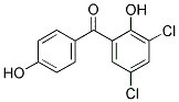 3,5-DICHLORO-2,4'-DIHYDROXY BENZOPHENONE Struktur