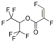 HEXAFLUOROISOPROPYL 2,3-DIFLUOROACRYLATE Struktur