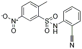 N-(2-CYANOPHENYL)-2-METHYL-5-NITROBENZENESULFONAMIDE Struktur