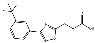 3-(3-[3-(TRIFLUOROMETHYL)PHENYL]-1,2,4-OXADIAZOL-5-YL)PROPANOIC ACID Struktur