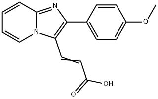 3-[2-(4-METHOXY-PHENYL)-IMIDAZO[1,2-A]PYRIDIN-3-YL]-ACRYLIC ACID Struktur