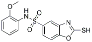 2-MERCAPTO-BENZOOXAZOLE-5-SULFONIC ACID (2-METHOXY-PHENYL)-AMIDE Struktur