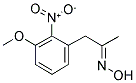 (3-METHOXY-2-NITROPHENYL)ACETONE OXIME Structure