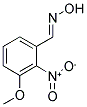 3-METHOXY-2-NITROBENZALDEHYDE OXIME Struktur