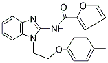 N-{1-[2-(4-METHYLPHENOXY)ETHYL]-1H-BENZIMIDAZOL-2-YL}-2-FURAMIDE Struktur