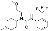 N-(2-METHOXYETHYL)-N-(1-METHYLPIPERIDIN-4-YL)-N'-(2-(TRIFLUOROMETHYL)PHENYL)UREA Structure