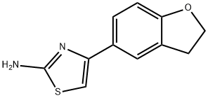4-(2,3-DIHYDRO-BENZOFURAN-5-YL)-THIAZOL-2-YLAMINE Struktur