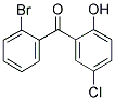 (2-Bromophenyl)(5-chloro-2-hydroxyphenyl)methanone Struktur