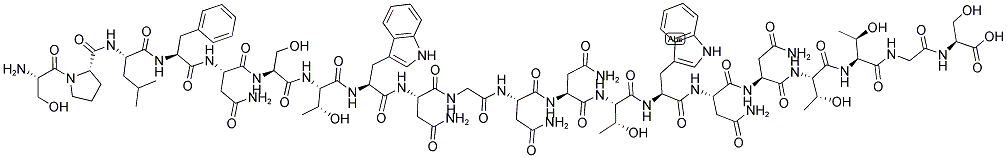 H-SER-PRO-LEU-PHE-ASN-SER-THR-TRP-ASN-GLY-ASN-ASN-THR-TRP-ASN-ASN-THR-THR-GLY-SER-OH