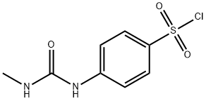 4-(3-METHYL-UREIDO)-BENZENESULFONYL CHLORIDE Structure