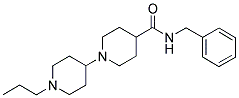 N-BENZYL-1-(1-PROPYLPIPERIDIN-4-YL)PIPERIDINE-4-CARBOXAMIDE Struktur