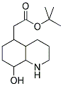(8-HYDROXY-DECAHYDRO-QUINOLIN-5-YL)-ACETIC ACID TERT-BUTYL ESTER Struktur