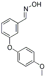 3-(4-METHOXYPHENOXY)BENZALDEHYDE OXIME Struktur