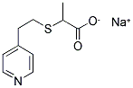 S-[2-(4-PYRIDYL)ETHYL] THIOLACTIC ACID, SODIUM SALT Structure