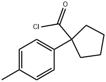 1-P-TOLYL-CYCLOPENTANECARBONYL CHLORIDE Structure