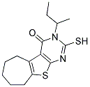 3-SEC-BUTYL-2-MERCAPTO-3,5,6,7,8,9-HEXAHYDRO-10-THIA-1,3-DIAZA-BENZO[A]AZULEN-4-ONE Struktur