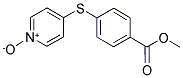 4-(4-CARBOMETHOXYPHENYLTHIO)PYRIDINE-N-OXIDE Struktur