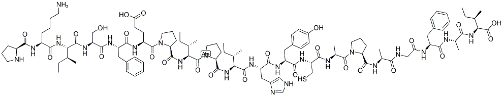 H-PRO-LYS-ILE-SER-PHE-GLU-PRO-ILE-PRO-ILE-HIS-TYR-CYS-ALA-PRO-ALA-GLY-PHE-ALA-ILE-OH