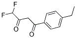 1-(4-ETHYL-PHENYL)-4,4-DIFLUORO-BUTANE-1,3-DIONE Structure