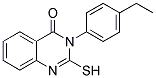 3-(4-ETHYL-PHENYL)-2-MERCAPTO-3H-QUINAZOLIN-4-ONE Struktur