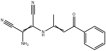 2-AMINO-1-((1-METHYL-3-OXO-3-PHENYLPROP-1-ENYL)AMINO)ETHENE-1,2-DICARBONITRILE|