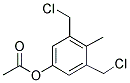 2,6-BIS(CHLOROMETHYL)-4-CRESYL ACETATE Structure