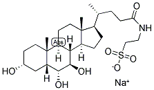 5-BETA-CHOLANIC ACID-3-ALPHA, 6-ALPHA, 7-BETA, -TRIOL N-(2-SULPHOETHYL)-AMIDE SODIUM SALT