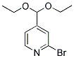 2-BROMOPYRIDINE-4-CARBOXALDEHYDE DIETHYL ACETAL Struktur