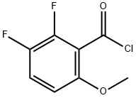 2,3-DIFLUORO-6-METHOXYBENZOYL CHLORIDE Struktur