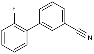 2'-FLUORO[1,1'-BIPHENYL]-3-CARBONITRILE Struktur