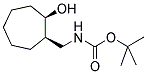 BOC-(+/-)-CIS-2-AMINOMETHYLCYCLOHEPTANOL Structure