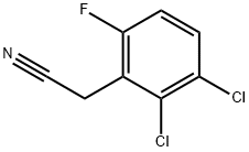 2,3-DICHLORO-6-FLUOROPHENYLACETONITRILE Struktur