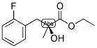 ETHYL (S)-2-HYDROXY-2-METHYL(2-FLUOROBENZENE)PROPANOATE Struktur