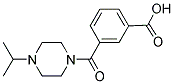 3-[(4-ISOPROPYLPIPERAZIN-1-YL)CARBONYL]BENZOIC ACID Structure