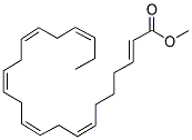 2(E),7(Z),10(Z),13(Z),16(Z),19(Z)-DOCOSAHEXAENOIC ACID METHYL ESTER Struktur