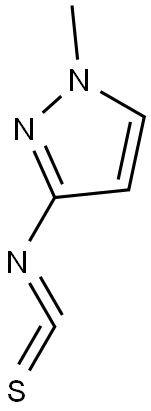 3-ISOTHIOCYANATO-1-METHYL-1H-PYRAZOLE Struktur