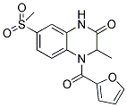 4-(2-FUROYL)-3-METHYL-7-(METHYLSULFONYL)-3,4-DIHYDROQUINOXALIN-2(1H)-ONE