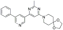 8-[2-METHYL-6-(5-PHENYL-PYRIDIN-3-YL)-PYRIMIDIN-4-YL]-1,4-DIOXA-8-AZA-SPIRO[4.5]DECANE